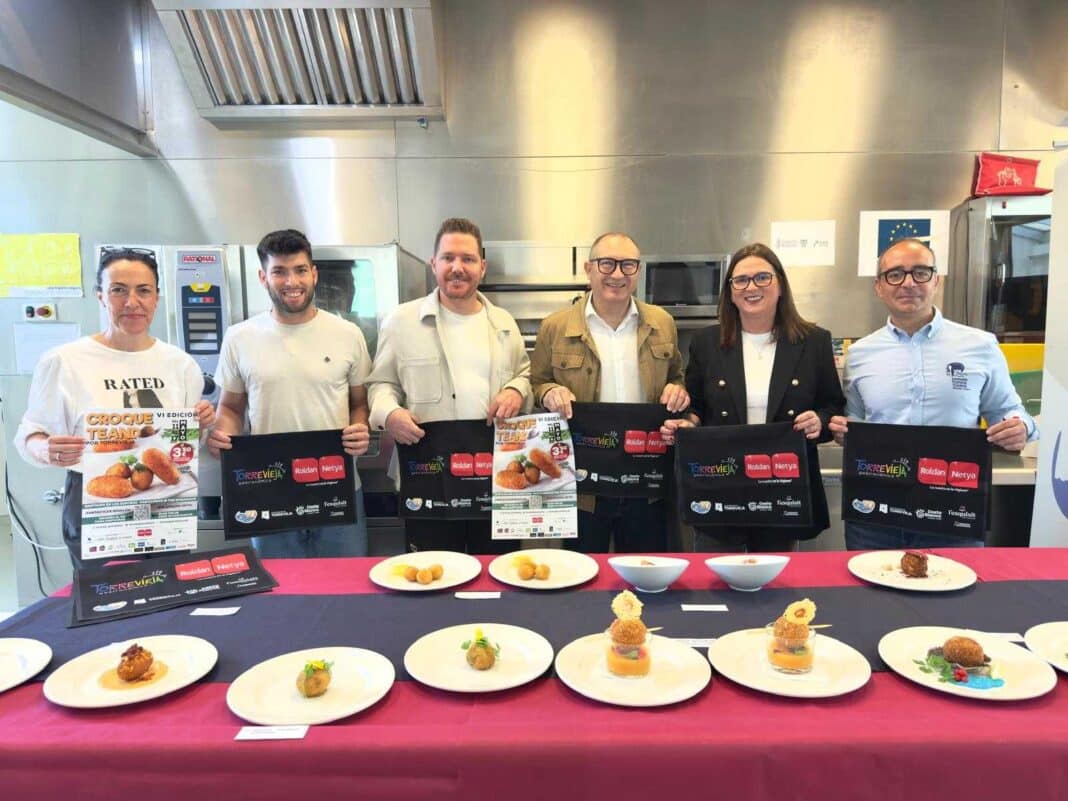 Torrevieja has officially presented the sixth edition of “Croqueteando por Torrevieja”, a gastronomic route dedicated to croquettes, organised by the Torrevieja and District Hospitality Business Association, AEHTC, with sponsorship from Roldán Netya.