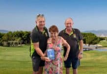 Sheerin’s Golf Society Par and Away Trophy 17th June at Altorreal Thank you to Paul, and Christine Davison for providing and presenting all the prizes, also thank you to Kellie, Katie and staff at Sheerin’s for the great hospitality.