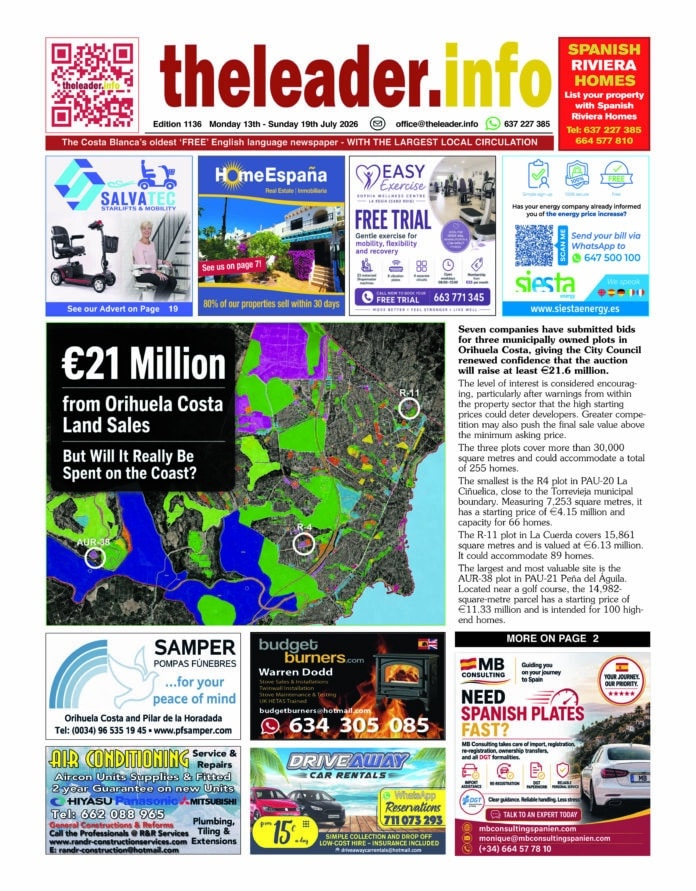 The latest edition brings English-language news, sport and events from across the southern Costa Blanca and Mar Menor.