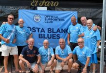 Calling All Manchester City Fans! The branch meets at its official home venue, Bar El Faro in Ciudad Quesada, where matches are shown on the big screen in a lively, friendly atmosphere.