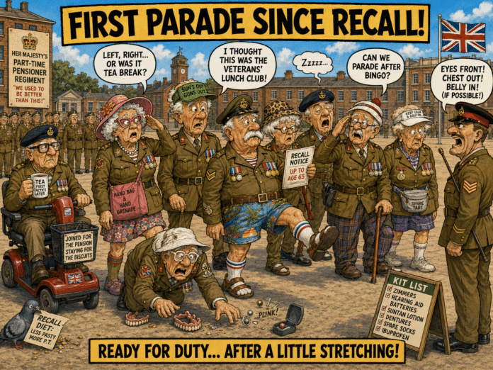 Under new legislation being brought forward through the Armed Forces Bill, former members of the British armed forces could remain liable for recall until the age of 65.