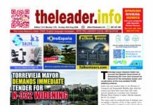 EDITION 1141 OF THE COSTA BLANCA LEADER NEWSPAPER 17 – 23 AUGUST 2026 The latest edition brings English-language news, sport and events from across the southern Costa Blanca and Mar Menor. This week’s lead story is of the Torrevieja mayor Eduardo Dolón, who has accused the Spanish Government of abandoning the town while renewing his demand for the immediate tender and construction of the long-awaited N-332 widening scheme.