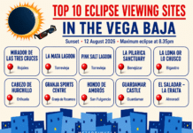 The 10 Best Places to Watch the Eclipse in the Vega Baja Ten locations across nine Vega Baja municipalities have been recommended as prime viewing points for the solar eclipse on Wednesday, August 12.