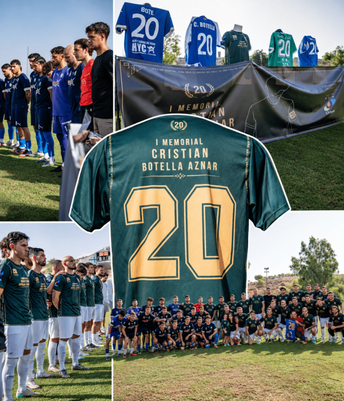 El domingo 23 de agosto por la mañana se celebró un acto conmemorativo en honor a Cristian Botella en el estadio Moi Gomez.