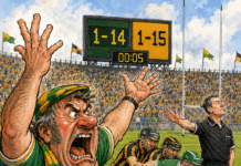 ‘Letting the game flow …’ The ‘Great Hurling Man’ featured heavily all during the current championship; in the pubs, on the stands and on the Sunday Game.
