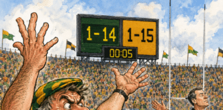 ‘Letting the game flow …’ The ‘Great Hurling Man’ featured heavily all during the current championship; in the pubs, on the stands and on the Sunday Game.