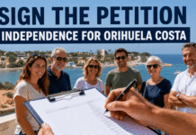 Sign the Petition for Orihuela Costa’s Independence PIOC is preparing a formal independence dossier supported by technical reports assessing the viability of a separate municipality. Demonstrating public support through petition signatures is an important first step in that process.