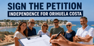 Teken de petitie voor de onafhankelijkheid van Orihuela Costa. PIOC bereidt een formeel onafhankelijkheidsdossier voor, ondersteund door technische rapporten die de haalbaarheid van een aparte gemeente beoordelen. Het aantonen van publieke steun door middel van handtekeningen op een petitie is een belangrijke eerste stap in dat proces.