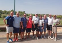 Lo Romero: Fore Degrees Too Hot for SMGS The comedic climax of the day undoubtedly unfolded at Lo Romero’s iconic island green 18th, where heat delirium officially took hold of the field.