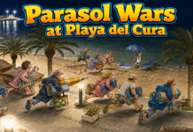 Parasol Wars: Would You Get Up at 5am for a Front-Row Spot on the Beach? Every year, determined beachgoers descend on Playa del Cura at an hour when most sensible people are still arguing with their pillows. Their mission is simple: secure a coveted front-row position before anyone else can plant a sunbed, towel or umbrella in their chosen patch of sand.