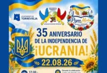 Torrevieja’s Ukrainian Community to Celebrate 35 Years of Independence Mayor Eduardo Dolón and Councillor for Coexistence and Integration Óscar Urtasun will attend the official opening of the park activities at 6.30pm.