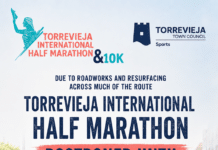 Torrevieja Half Marathon and 10K Postponed Until 2027 Torrevieja’s International Half Marathon and 10K race have been postponed until 2027 because of ongoing roadworks and resurfacing across much of the planned route.