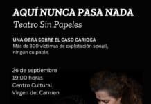 Torrevieja Play Highlights Trafficking and Sexual Exploitation Presented by the Teatro Sin Papeles company, the play is inspired by the so-called Carioca Case, a major investigation into a prostitution and sexual exploitation network involving more than 300 women.