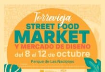 Parque de las Naciones Hosts Five-Day Food and Music Festival Torrevieja’s Parque de las Naciones will host the Street Food Market and Design Market from 8 to 12 October, bringing together gastronomy, live music, shopping and family entertainment over five days.